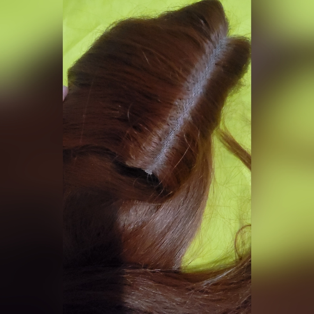 40" Copper Wig, Long & Fabulous! - Picture 2 of 3